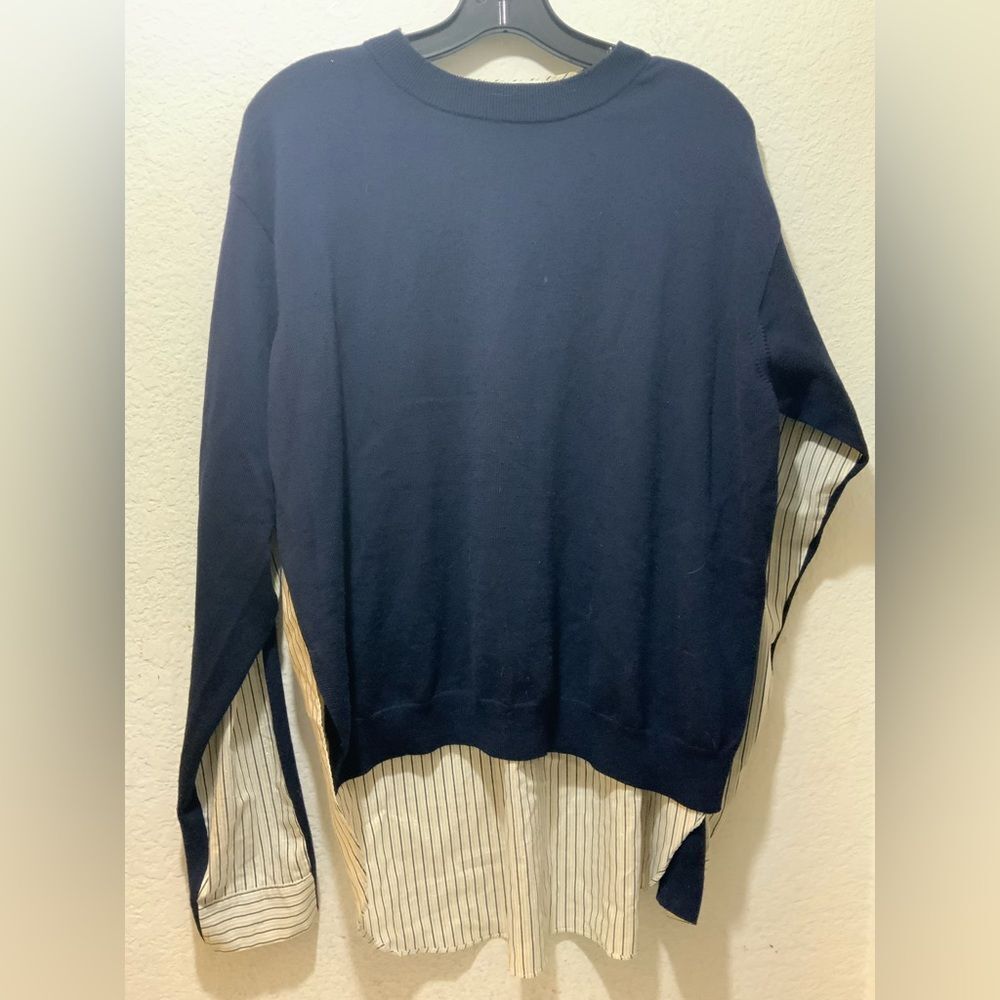 Tibi‎ Merino Wool Crew Neck Sweater size M